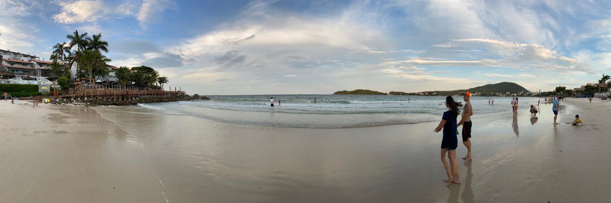 Apto Vista Mar -250Mts Da Praia Bombinhas Kültér fotó